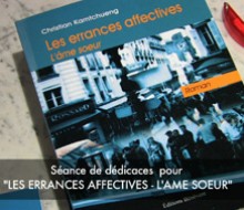 REPORTAGE : Dédicaces de l’écrivain